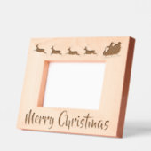 サンタ&トナディアクリスマスデザイン レーザー彫刻フレーム (左)