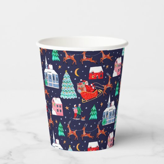 サンタ&トナディアーズナイトクリスマスノルディックビレッジ 紙コップ (裏面)