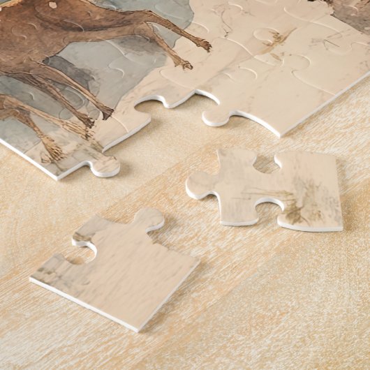 サンタ・トナディア・ヴィンテージ・クリスマス ジグソーパズル (側面)