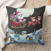 サンタ&トナディークリスマス魔法ナイトティー クッション (ブランケット)