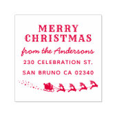 サンタ&トナディースライクリスマス差出人住所 セルフインキングスタンプ (デザイン)