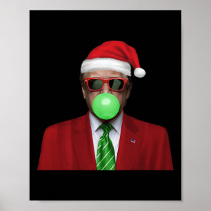 サンタ・トランプの風船ガムでクリスマスをすばらしくしよう ポスター