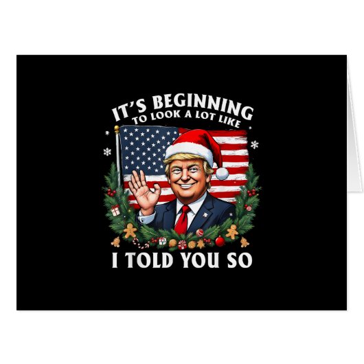 サンタ・トランプ私の方が見え始めている (正面横)