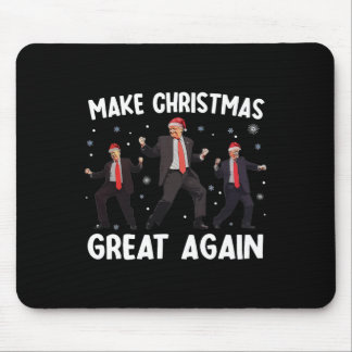サンタ・トランプ ダンス クリスマスを再び偉大に クリスマスギフト マウスパッド