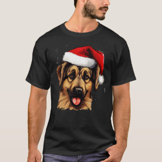 サンタ・ドイツ羊飼い Tシャツ