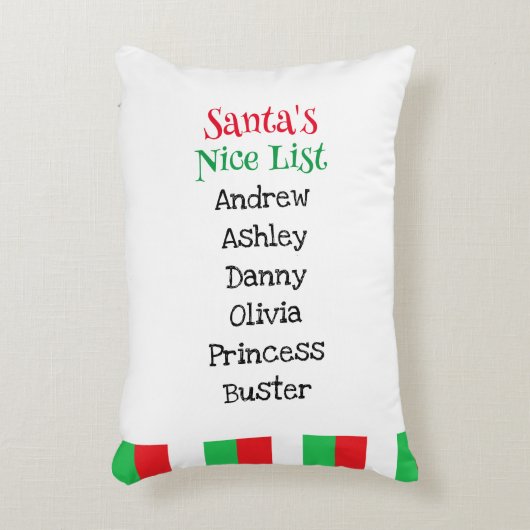 サンタ・ニース・リスト アクセントクッション (正面(垂直))