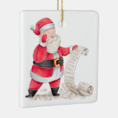 サンタ・ニース・リスト セラミックオーナメント (右)