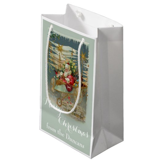 サンタ&ハズアメージング飛んでいるマシンカスタム抱き枕 スモールペーパーバッグ (正面アングル)