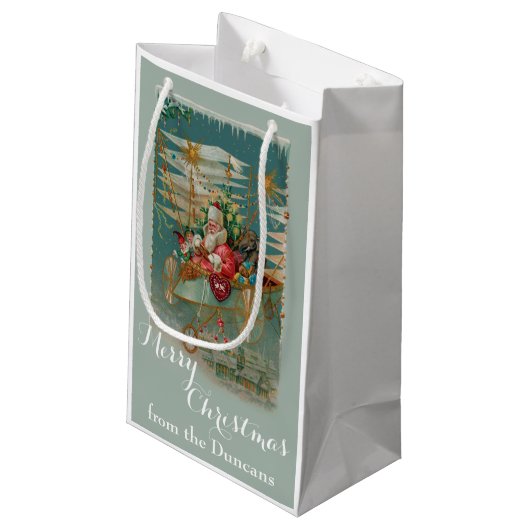 サンタ&ハズアメージング飛んでいるマシンカスタム抱き枕 スモールペーパーバッグ (裏面アングル)