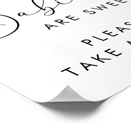 サンタ・ハットが赤ちゃん用のシャワーを浴びる ポスター (角)