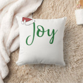 サンタ・ハットで緑の喜び クッション (ブランケット)