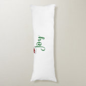 サンタ・ハットで緑の喜び ボディピロー (正面縦)