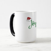 サンタ・ハットで緑の喜び モーフィングマグカップ (正面左)