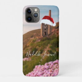 サンタ・ハットとコーニッシュ・クリスマスホエール iPhone 11 PROケース