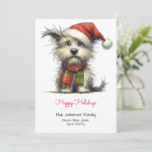 サンタ・ハットに登場するテリアパピー シーズンカード (スタンド正面)