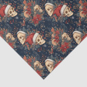 サンタ・ハットのゴシックスカルクリスマス 薄葉紙 (詳細)