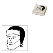 サンタ・ハットのベンジャミン・ハリソン ラバースタンプ (押印)