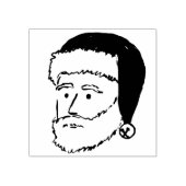 サンタ・ハットのベンジャミン・ハリソン ラバースタンプ (インプリント)