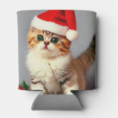 サンタ・ハットのヴィンテージ・クリスマスキット 缶クーラー (裏面)