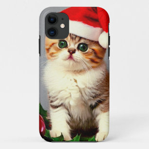サンタ・ハットのヴィンテージ・クリスマスキット iPhone 11 ケース