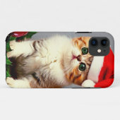 サンタ・ハットのヴィンテージ・クリスマスキット Case-Mate iPhoneケース (裏面(横))