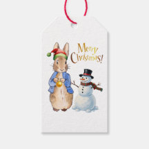 サンタ・ハットを使ったウサギのピーター