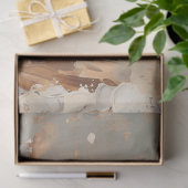 サンタ・ハット・オイル塗装デコパージュのバセット・ハウンド 薄葉紙 (ギフト)