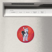 サンタ・ハット・オン・レッド マグネット (インサイチュ (食洗機))