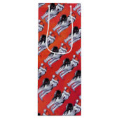 サンタ・ハット・オン・レッド ワインギフトバッグ (正面)