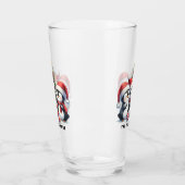 サンタ・ハット・クリスマスに登場する可愛いペパーソナライズされたンギン タンブラーグラス (左)