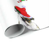 サンタ・ハット・クリスマスのブルドッグ ラッピングペーパー (ロールコーナー)