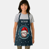 サンタ・ハット・スノーフレーク付き野球ボール エプロン (インサイチュ)