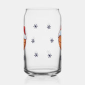 サンタ・ハット・スポーツ・クリスマスのバスケットボール ガラス缶 (左)