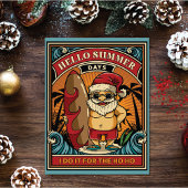 サンタ・ハローサマー日ホーホーのために私はそれをする カード