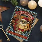 サンタ・ハローサマー日ホーホーのために私はそれをする カード