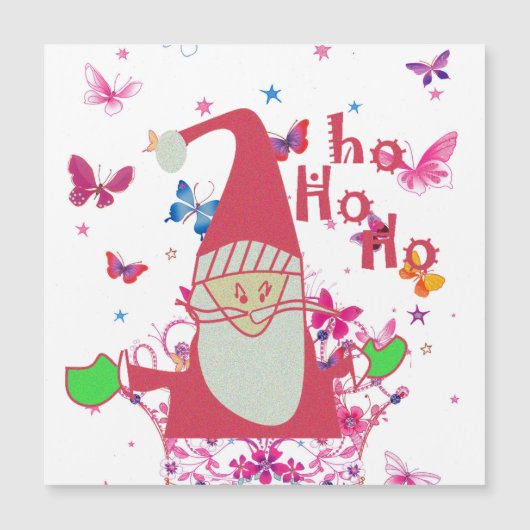 サンタ バタフライ ホー ホー ホー: 遊び心あふれる自然のクリス (正面)