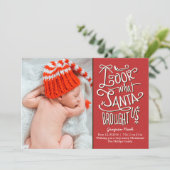 サンタ·バース発表からクリスマスカード シーズンカード (スタンド正面)