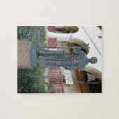 サンタ・バーバラの代表団の父Serraの彫像 ジグソーパズル (横)