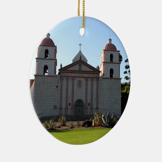 サンタ・バーバラの代表団 セラミックオーナメント (右)