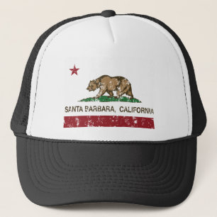 サンタ・バーバラカリフォルニアの州の旗 キャップ