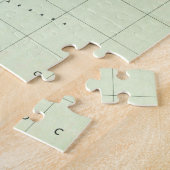 サンタ・バーバラカリフォルニア(1944年)のヴィンテージの地図 ジグソーパズル (側面)