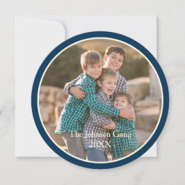 サンタ・パイレート船（イルカ付き）クリスマス・フォトカード シーズンカード