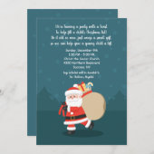 サンタ・ビジット・クリスマスカード シーズンカード (正面/裏面)