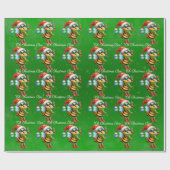 サンタ・ビー「Oh Christmas Bee」 ラッピングペーパー (フラット)