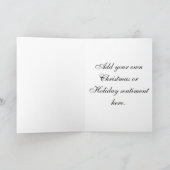 サンタ&フェアリーズ空軍船ブリンプビンテージクリスマス シーズンカード (内部)