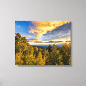 サンタ・フェ国立森林秋の夕暮れ キャンバスプリント (正面)