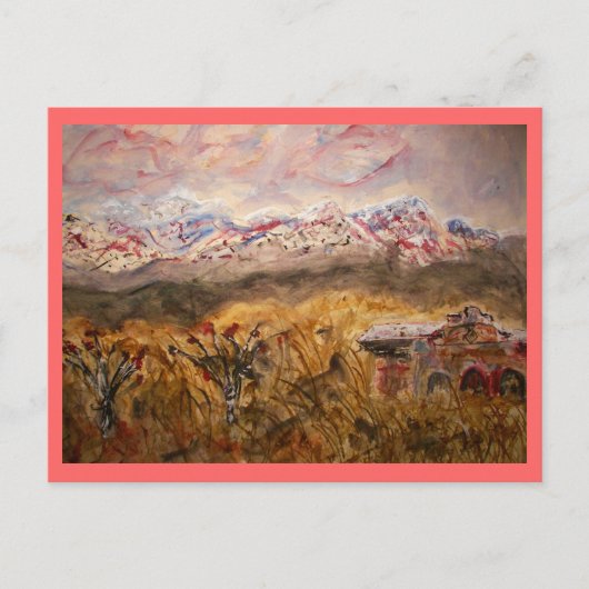 サンタ・フェ地球上の平和 ポストカード (正面)