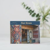 サンタ・フェ・ニューメキシコのカーペット ポストカード (スタンド正面)