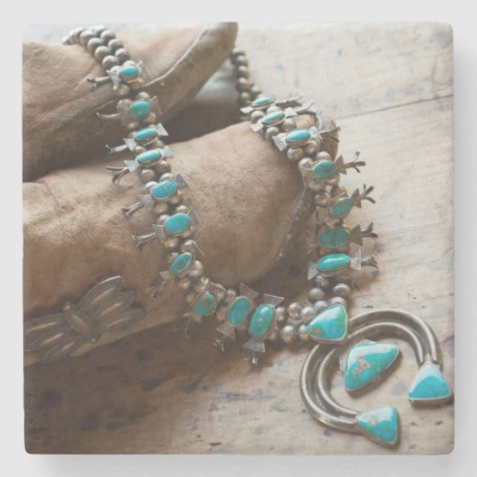 サンタ・フェ，ニューメキシコ。宇佐 ストーンコースター (正面)