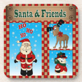 サンタ&フレンズのクリスマスジョイ コースター (正面)